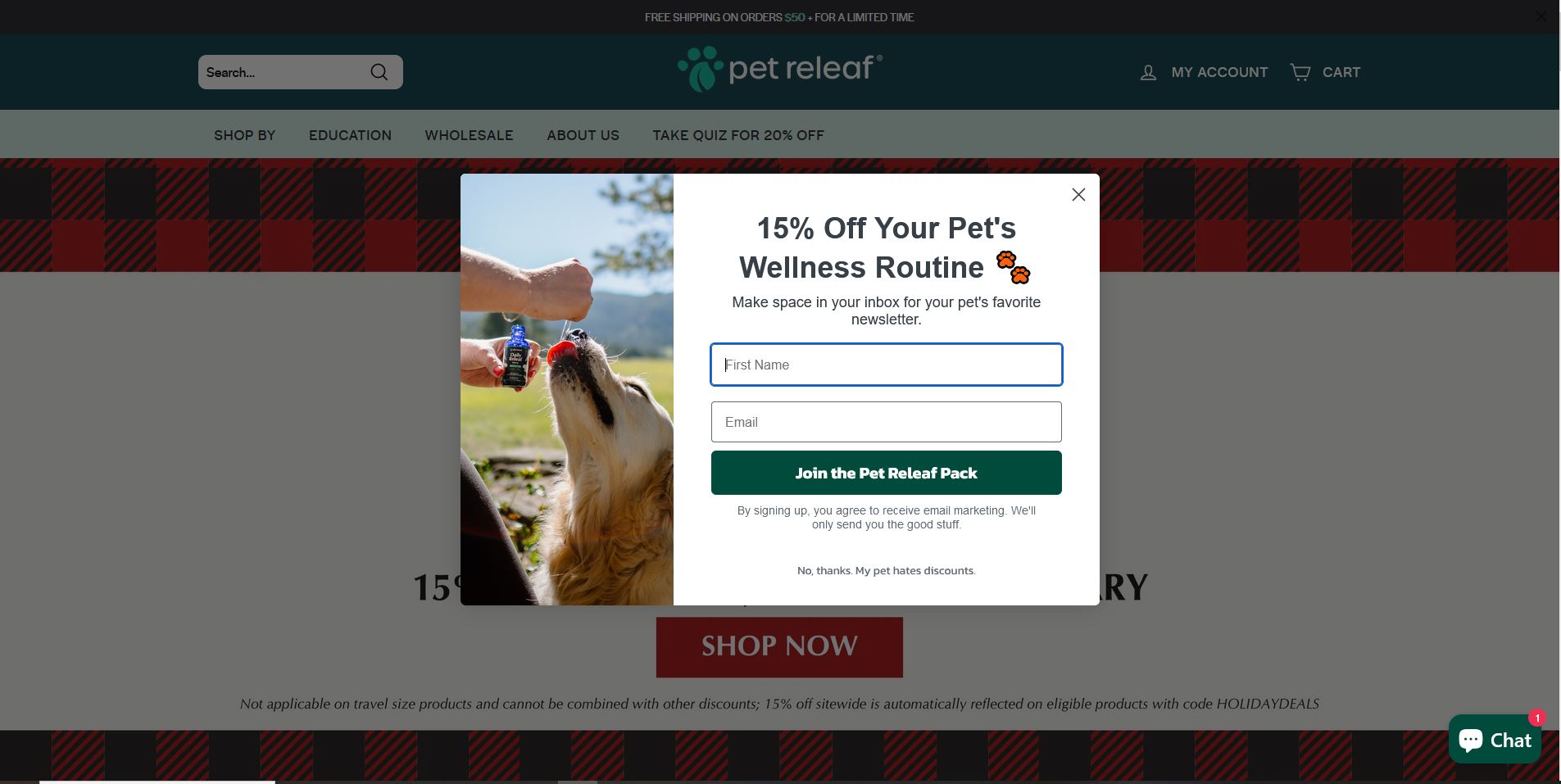 Pet Releaf Coupon Code