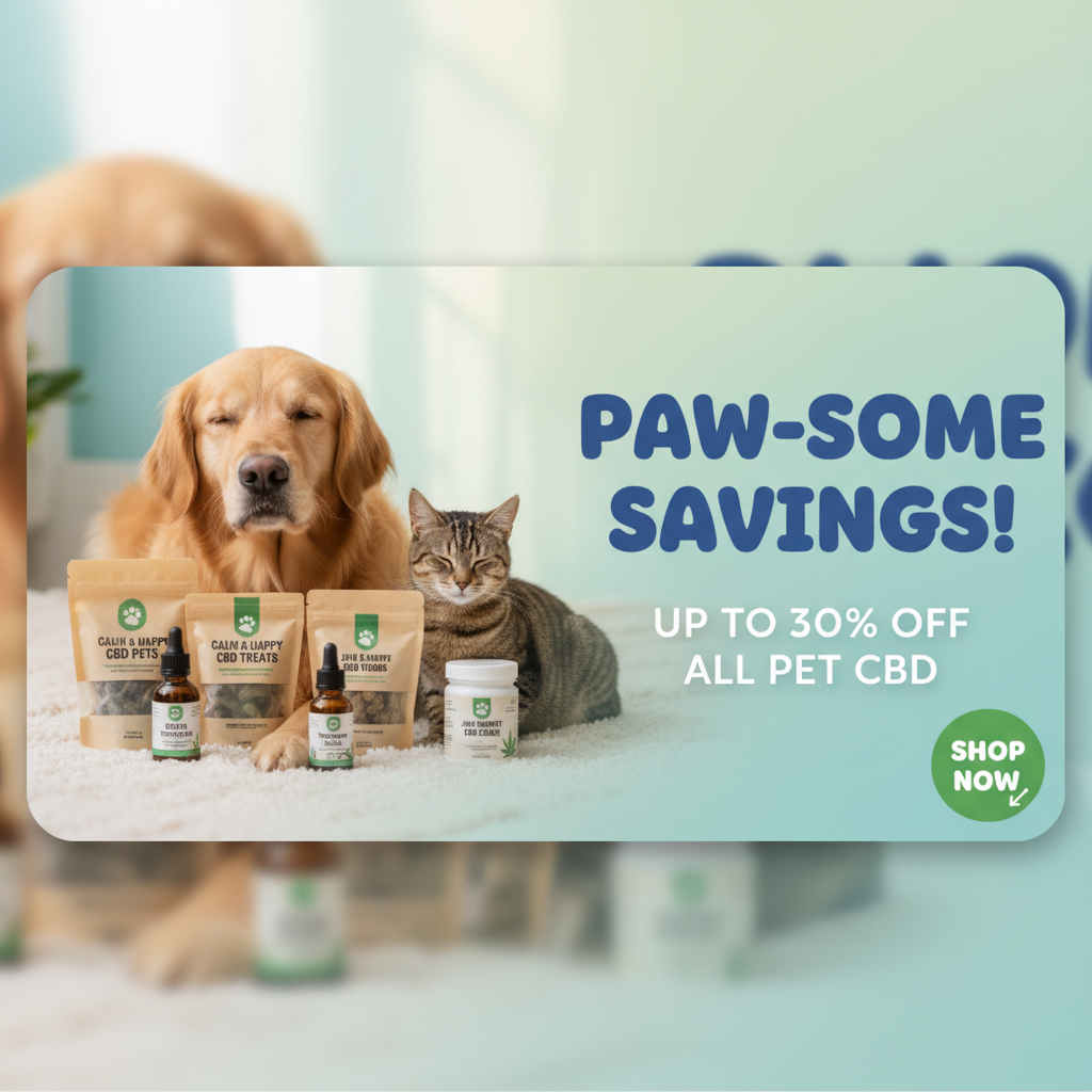 CBD Supplements for Pets - Paw-some Savings